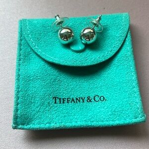 Tiffany & Co - silver ball studs